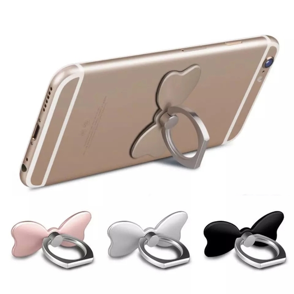 2 x 10 New Finger Ring Mobile Phone. Color Red, Rose - Picture 1 of 8